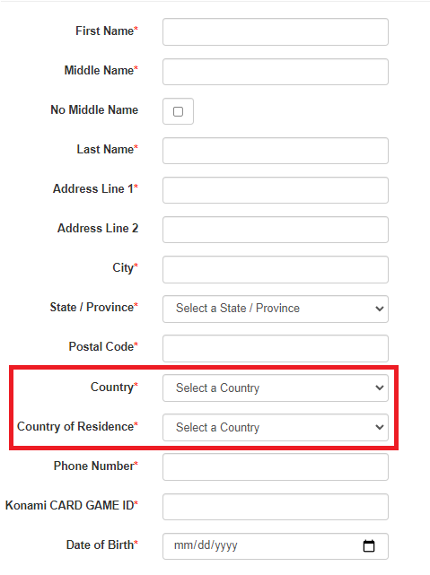 User Information