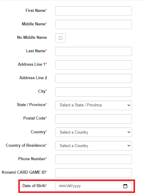 User Information