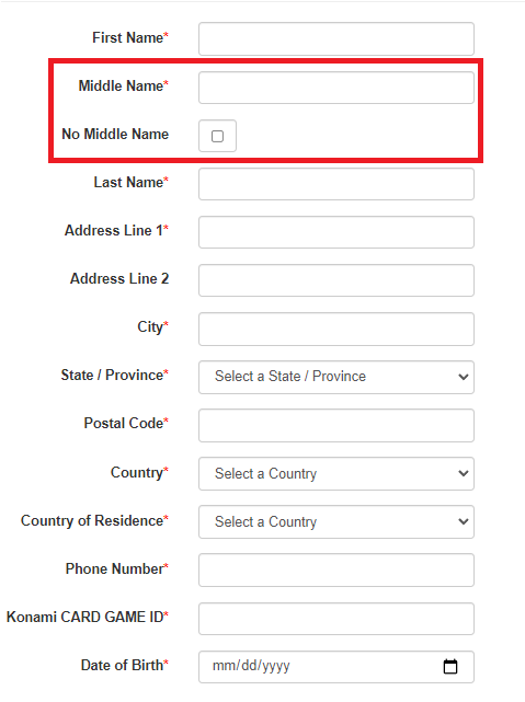 User Information